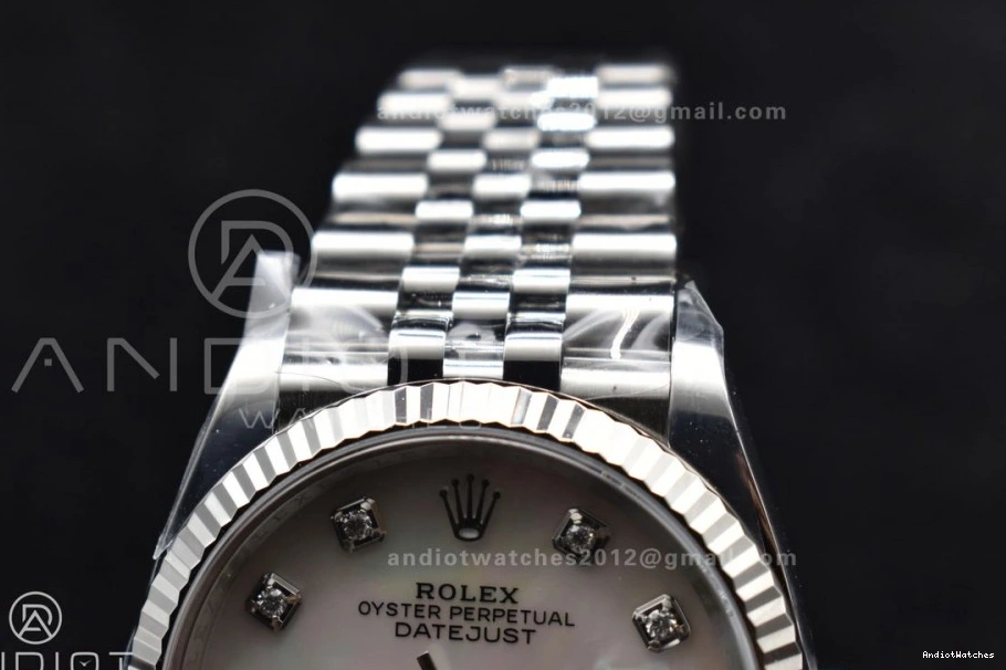 White Jubilee MOP Edition 126234 904L Clean Diamonds on 570 1:1 Chic Best Bracelet VR Steel Dial DateJust 36 0506